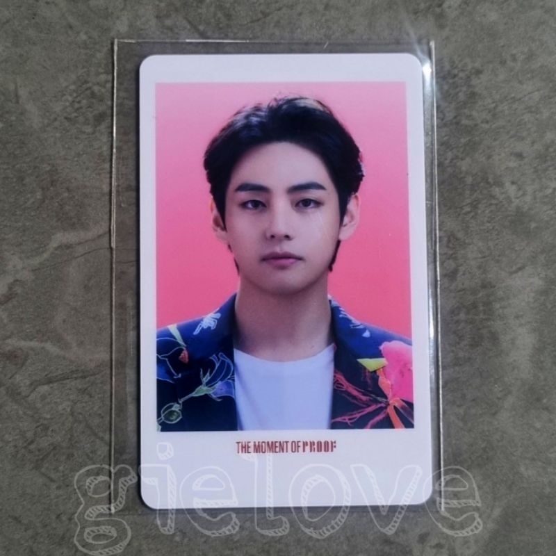 Taehyung BTS Proof Collectors POB Photocard Sealed