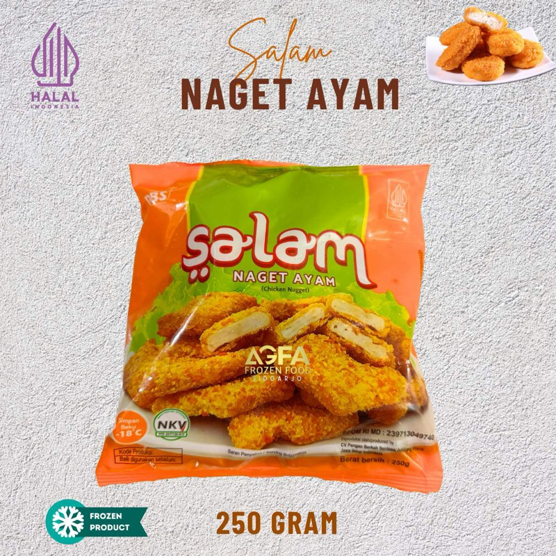 

SALAM NUGGET 500G/ SALAM NUGGET 250G / Naget Ayam