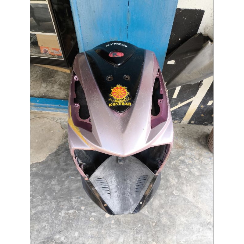 Body depan set body tengah kymco free lx original second lepasan motor