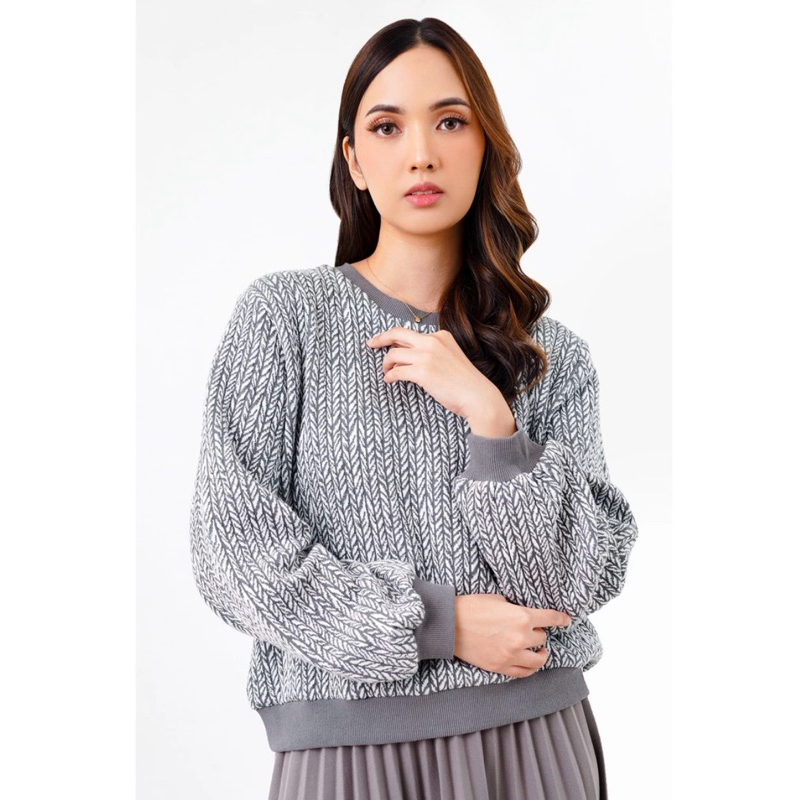 Benang Jarum Everly Sweater - Grey