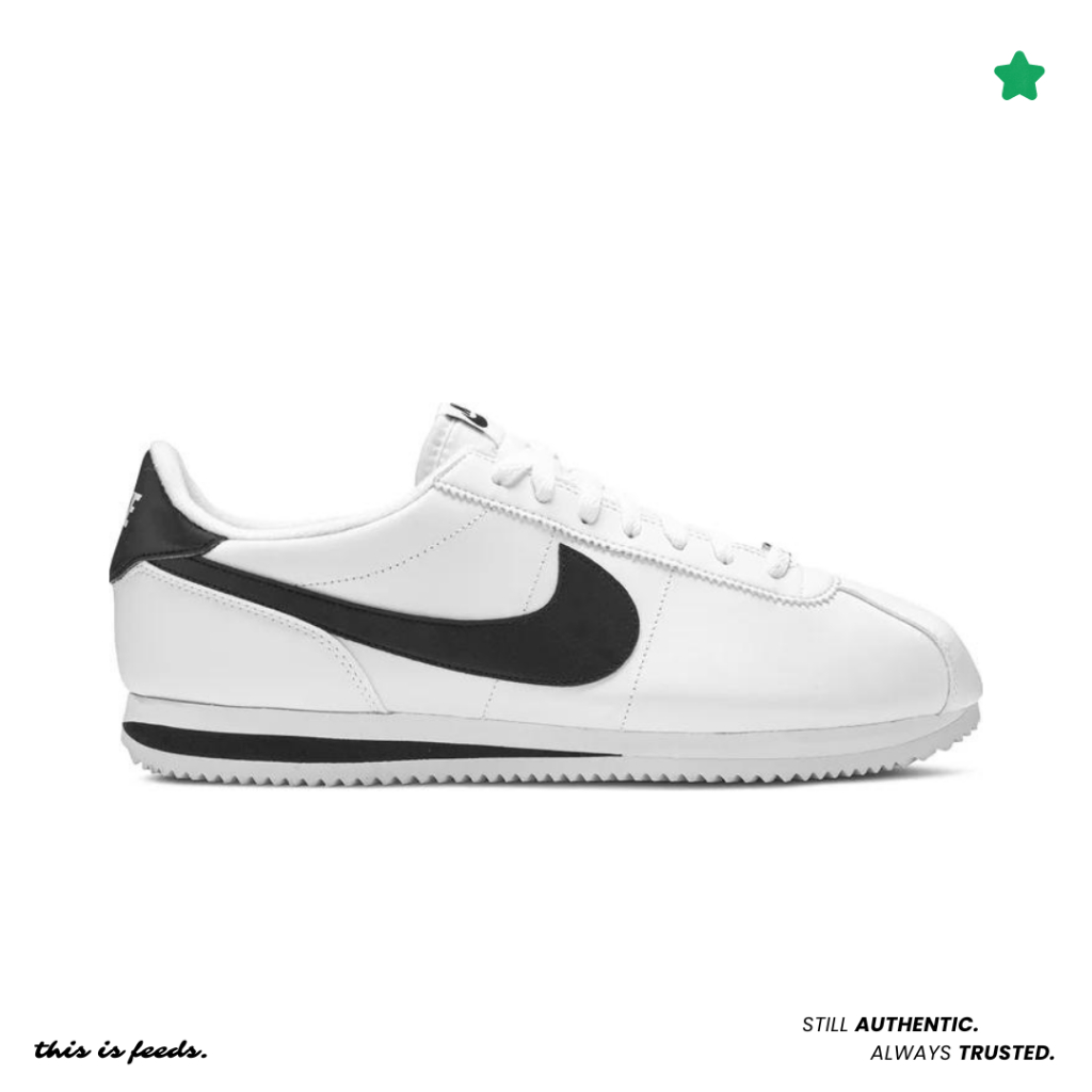 Nike Cortez Basic GS 'White Black'