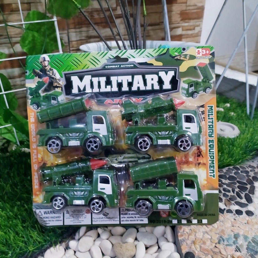 MAINAN MOBIL TRUK RUDAL ANAK MURAH - MINIATUR TRUK ROKET