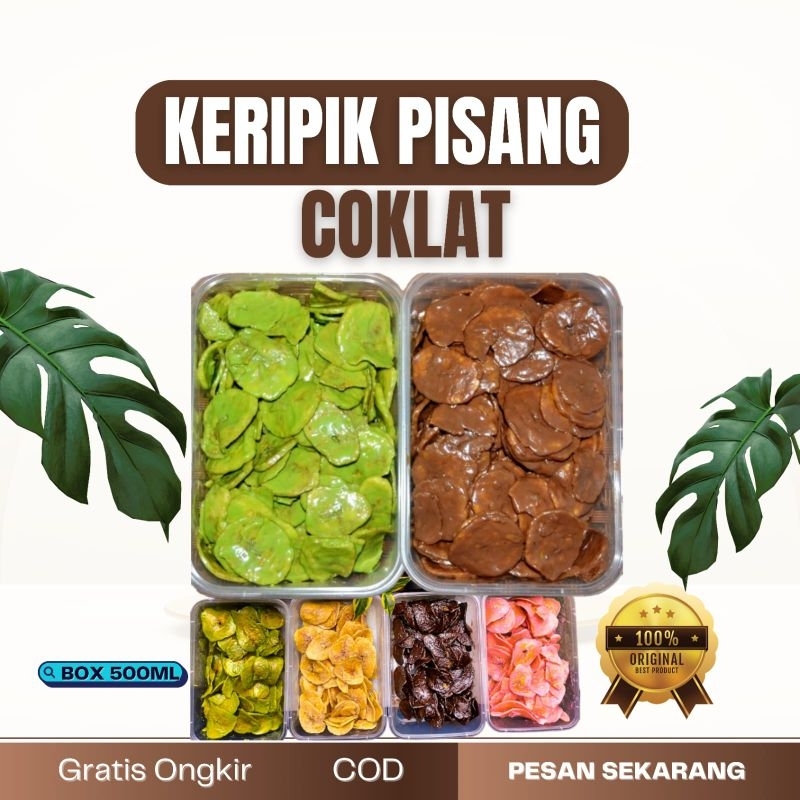 

KERIPIK PISANG COKLAT LUMER 500 ML