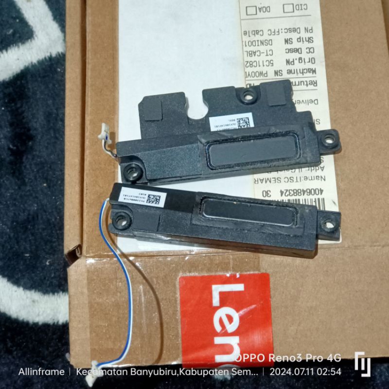 Speaker L+R set For Lenovo Legion S7-15ACH6 5SB0S31952 ORIGINAL CABUTAN
