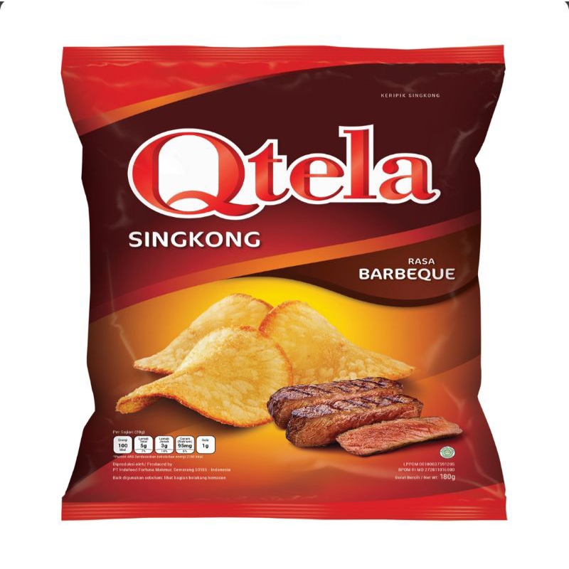 

Qtela Kripik Singkong Barbeque 180gr