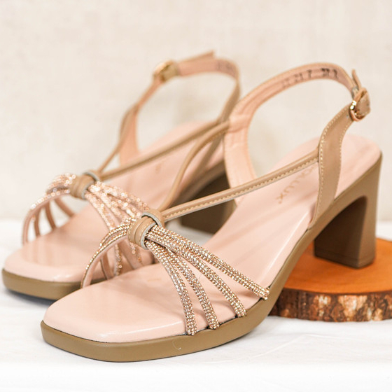 POLLUX WPOAT 21 - Sepatu Sandal Heels Wanita | Sandal Wanita Kekinian