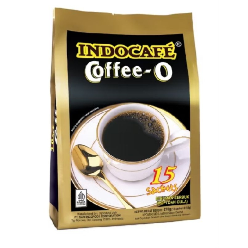 

Indocafe Coffee-o isi 15 sachet