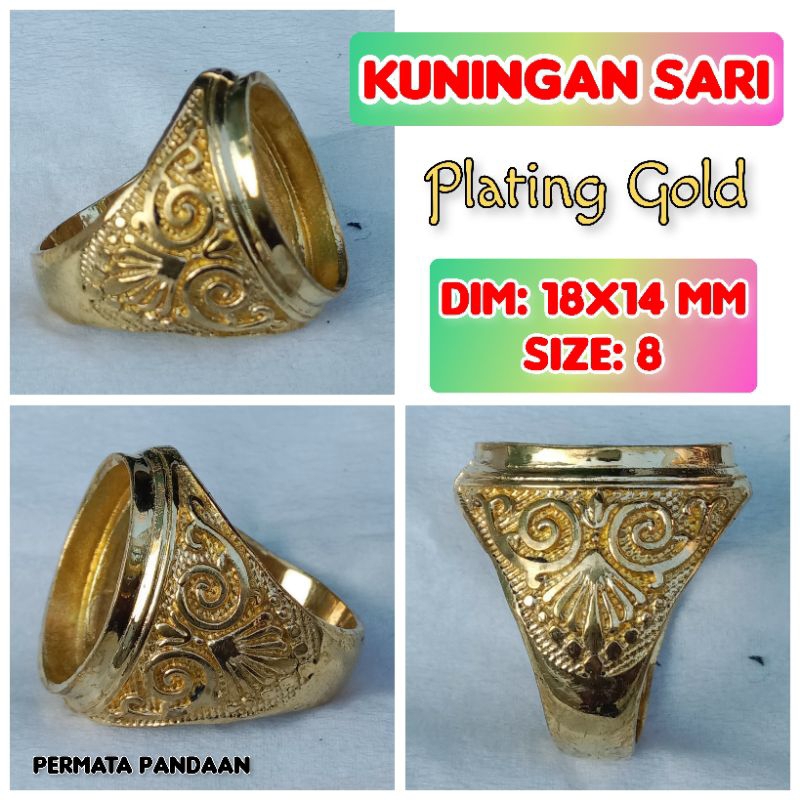 emban batu akik dan permata Kuningan sari.50