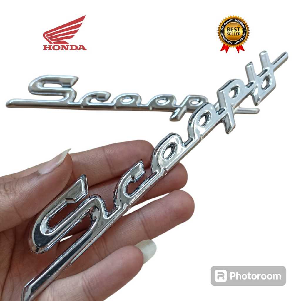 EMBLEM SCOOPY 2013-2016 / LOGO TIMBUL HONDA SCOOPY 2013-2016 MURAH MERIAH