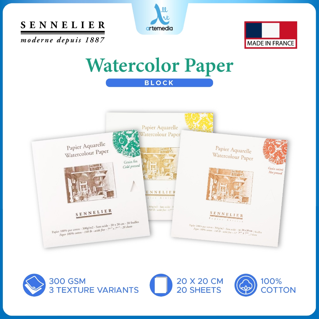 

Sennelier Watercolor Paper Block