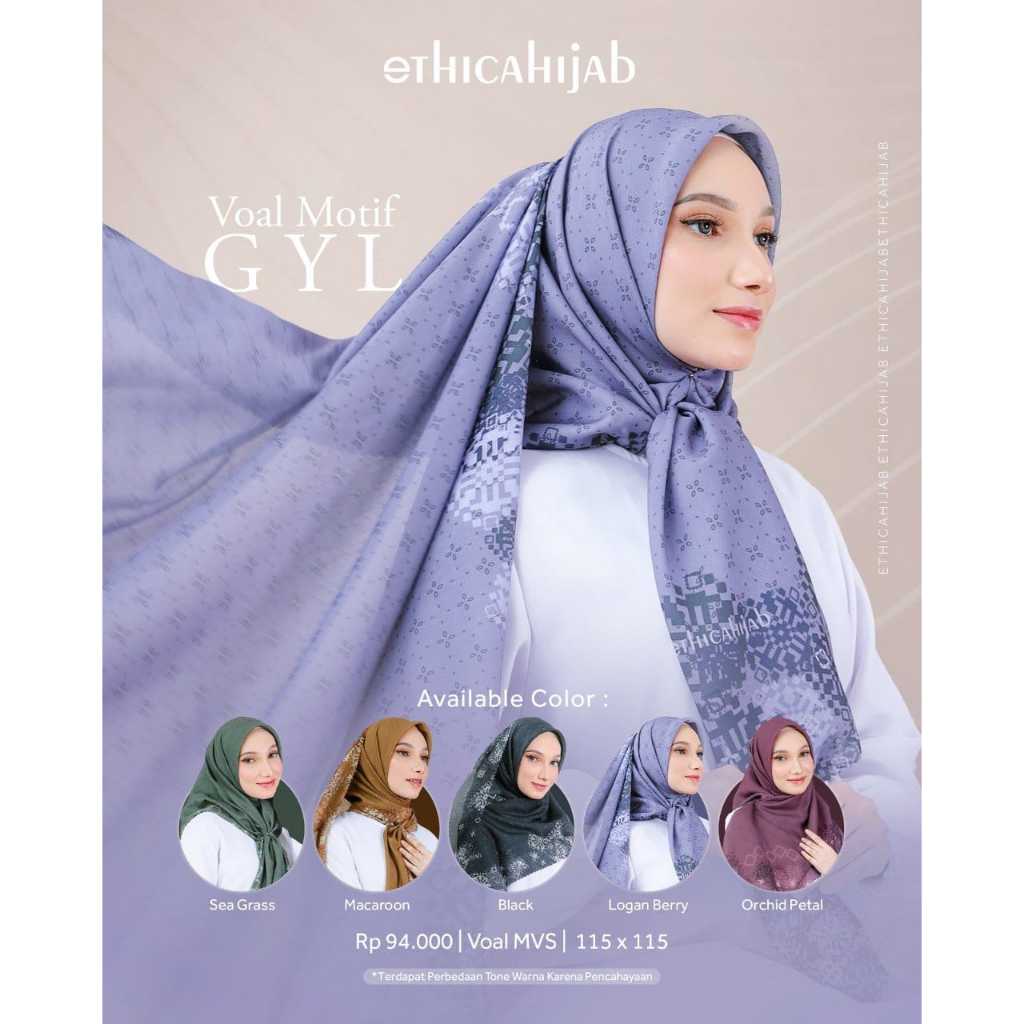 #Hijab #Voal Motif #Hijab Square #Hijab Segi Empat #Ethica Hijab #Elemental Jema #Lunara Square #GYL