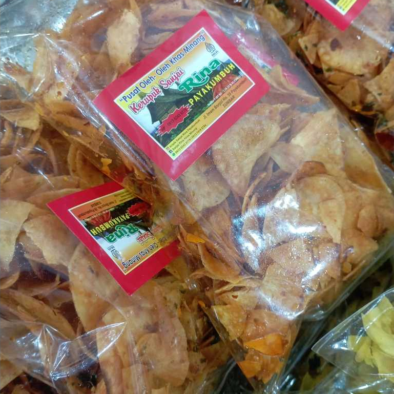 

Kerupuk Kripik Ubi Balado Rina Snack Jajanan Khas Payakumbuh Asli Kuliner Minang