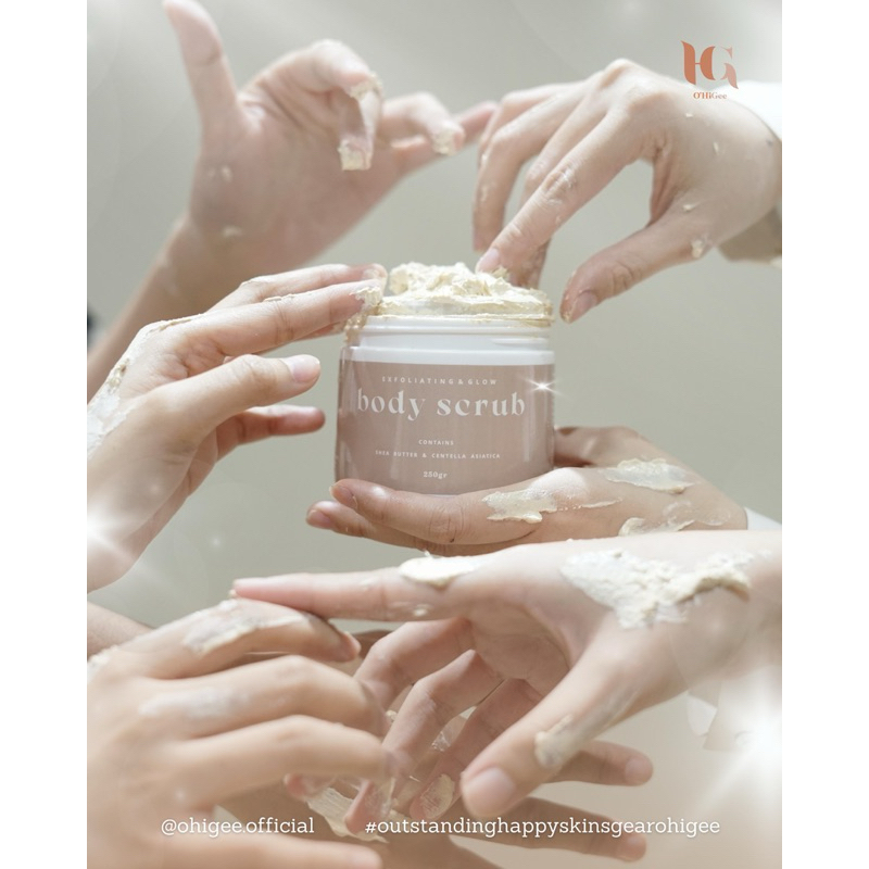 exfoliating & glow body scrub