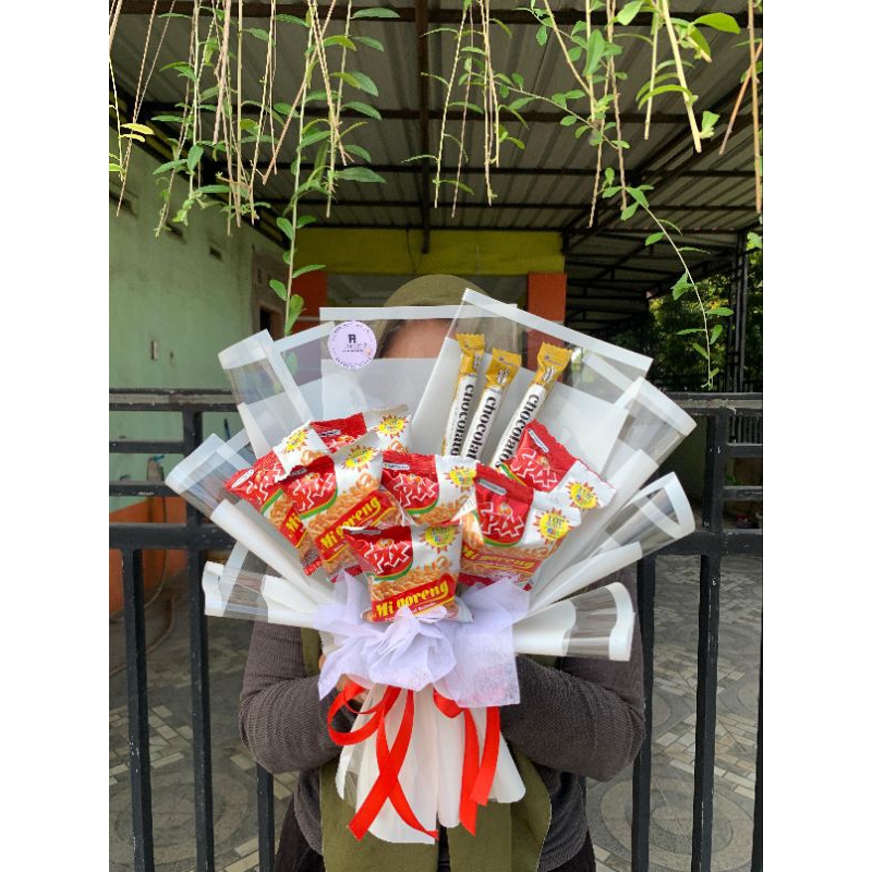 

(ready siap kirim) buket snack random