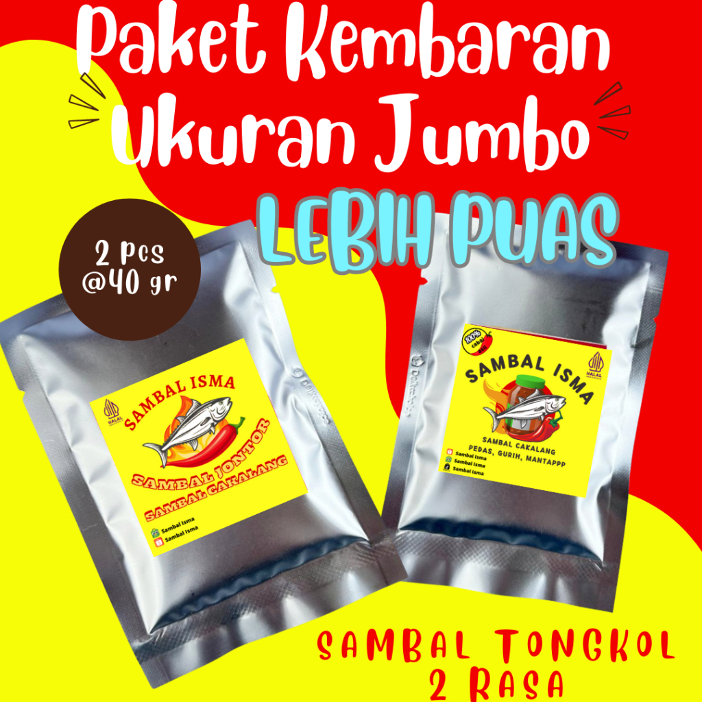 

PAKET KEMBAR JUMBO SAMBAL FAVOURITE PILIHAN KITA SEMUA CUMI AYAM TONGKOL UDANG TERI IKAN ASIN DENDENG SAPI DENDENG PARU PASTI PAS