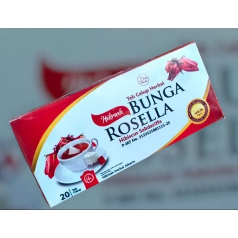 

TEH HERBAL BUNGA ROSELLA HIKMAH ISI 20 KANTONG