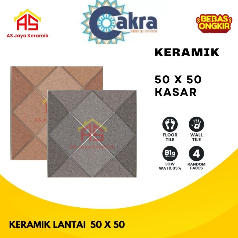 Keramik Lantai I Lantai Granit I 50 x 50 HADES I Cakra