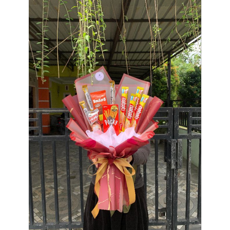 

(ready siap kirim) buket snack