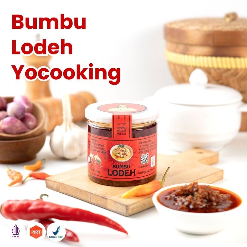 

YO COOKING Bumbu Lodeh/ berat 200gr Bumbu praktis /Bumbu siap masak/ Bumbu jadi/ Enak/murah Bpom - Bumbu Instan - Bumbu Praktis - Mantap Medok enak nampol - Rasa enak- Bumbu viral - Bumbu dapur - Masak sat set