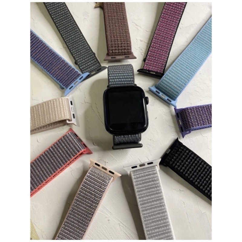 STRAP NYLON COLORFULL LOOP IWATCH,SMARTWATCH DAN IWO 38/40MM 42/44MM