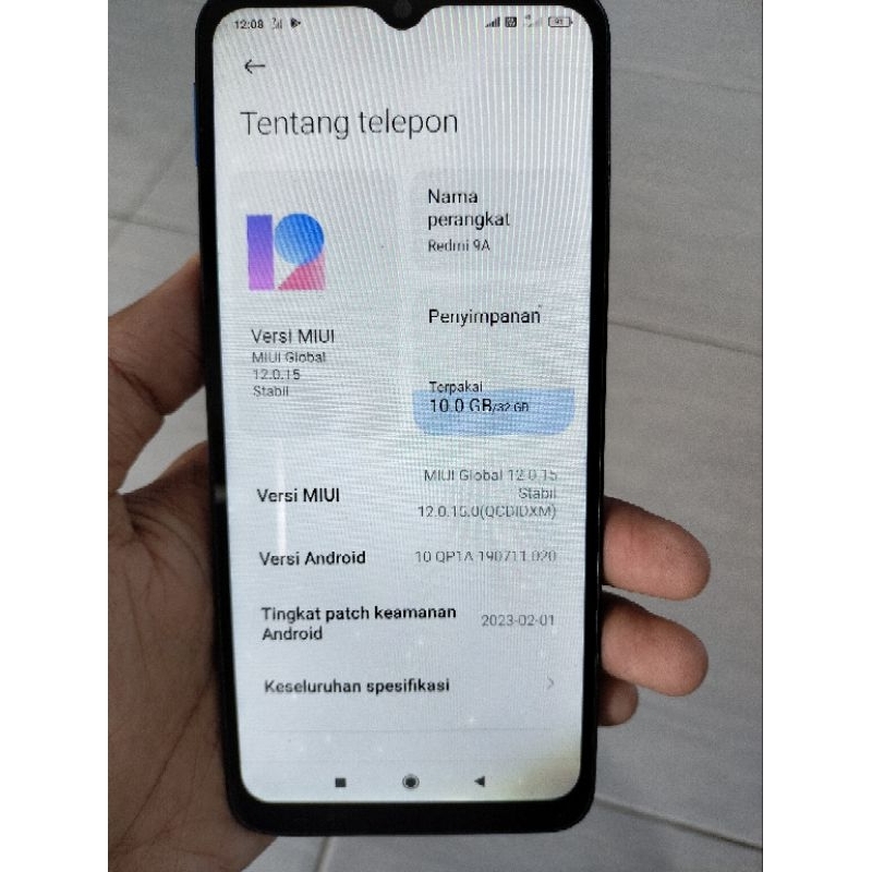 mesin redmi 9A 2/32 + unit
