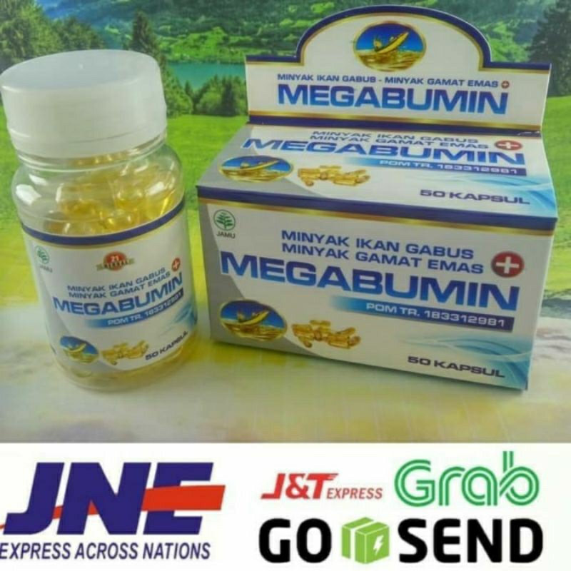 

Megabumin Minyak Ikan Kutuk PLUS Minyak Gamat Emas 50 Kapsul
