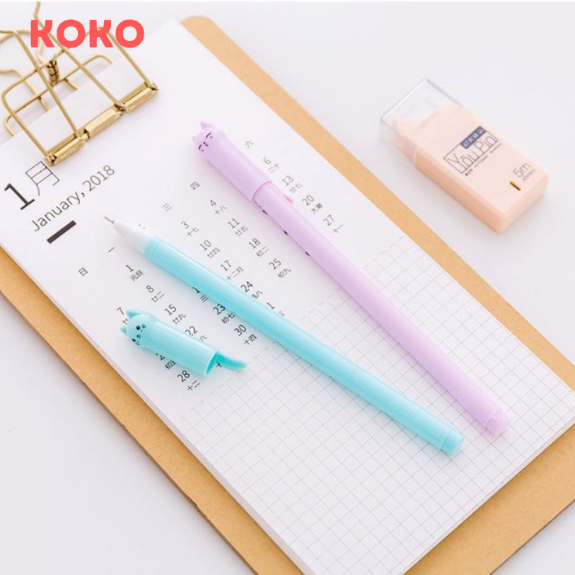 

(PAKET ISI 3 PCS) Bolpen Pulpen Bolpoin Koko KO-100 Kitty PEN Hitam