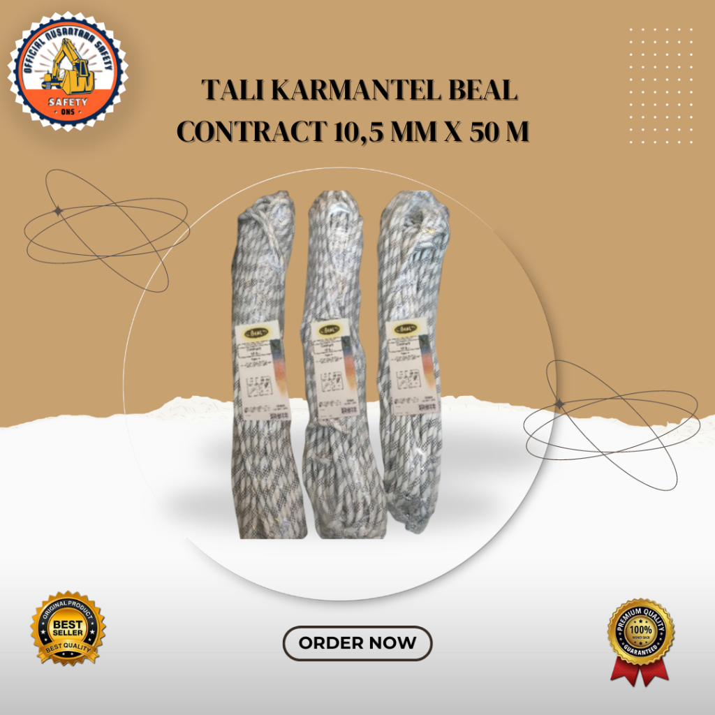 Tali Karmantel Beal Contract 10,5 mm X 50 M/Tali Karmantel Beal Statis