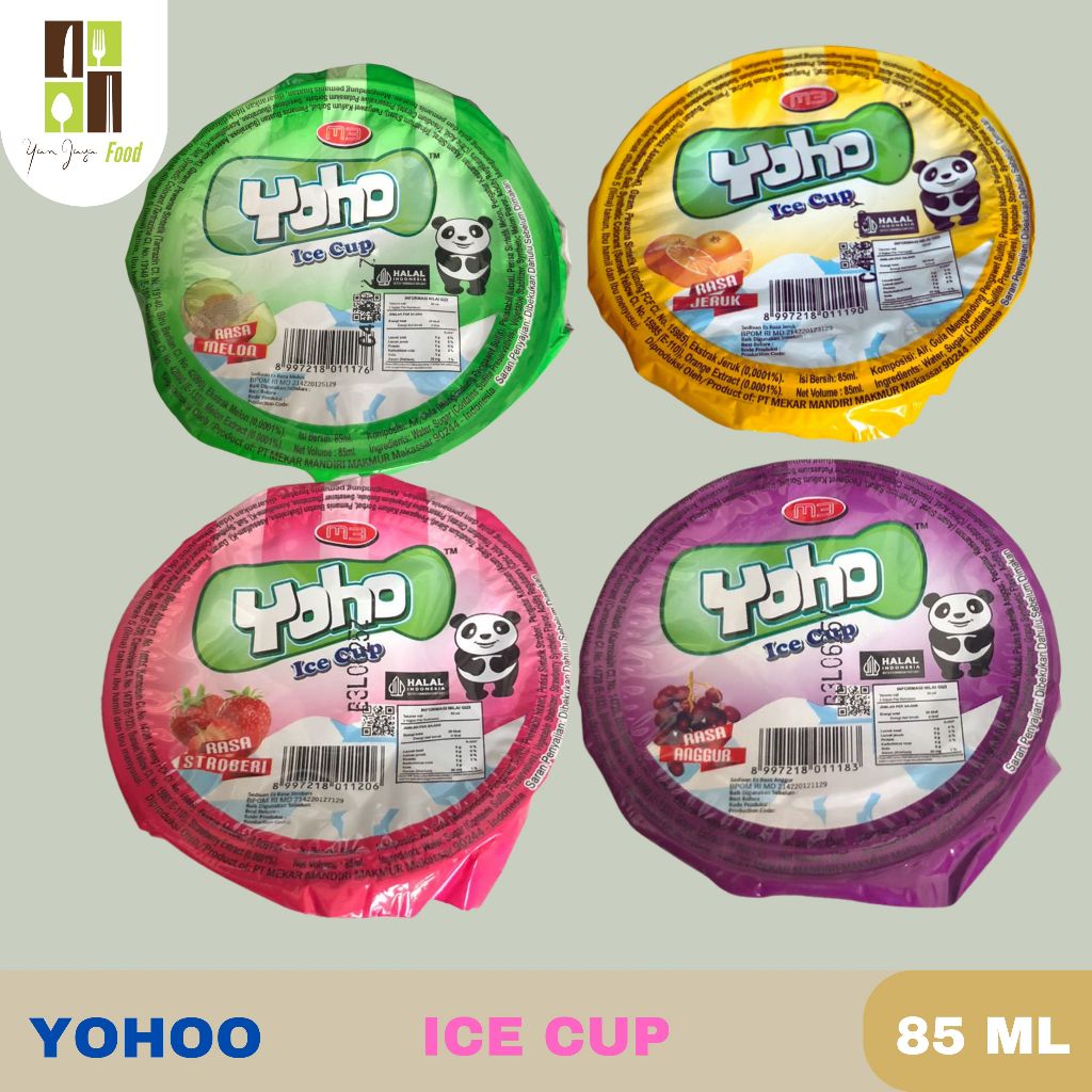 

Yohoo Ice Cup / Es Krim Cup / Es Serut / Rasa Strawberry / Anggur / Melon / Jeruk 85ml 1 PCS