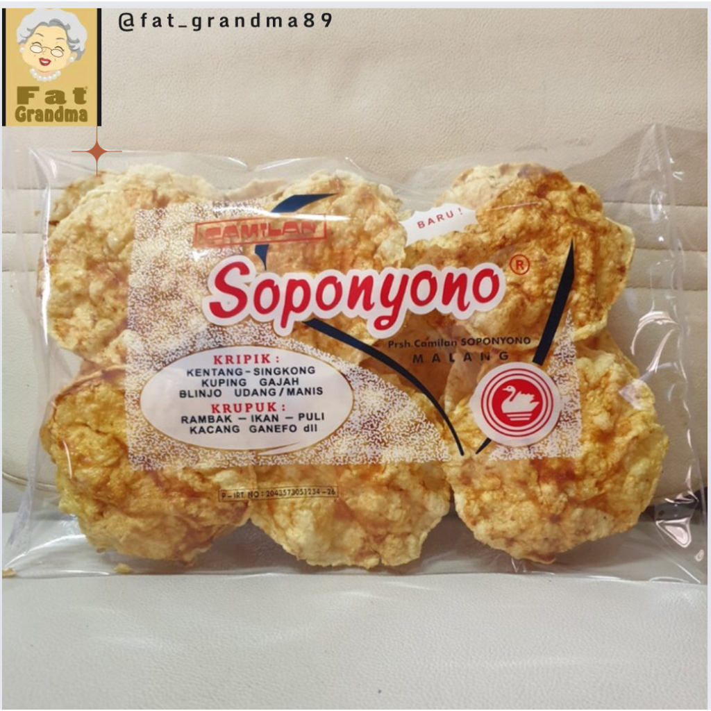 

Emping Soponyono Belinjo Pedas Manis Asli Malang Emping Belinjo Pedas Manis Keripik Belinjo 180gr