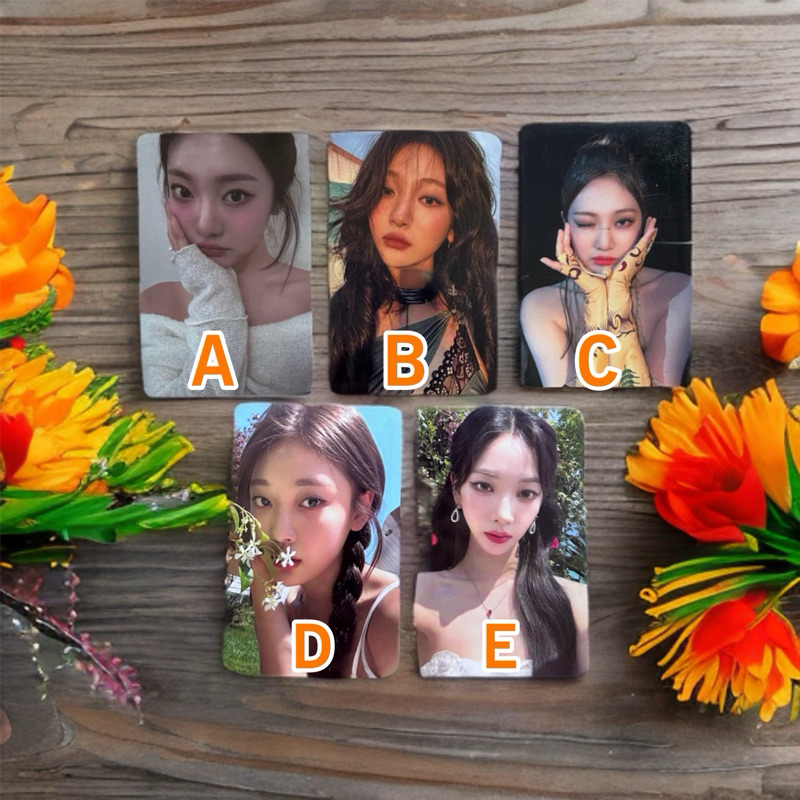 [Ready Stock] - Aespa Karina Ningning Photocard Armageddon Girls Tc Official Photocard