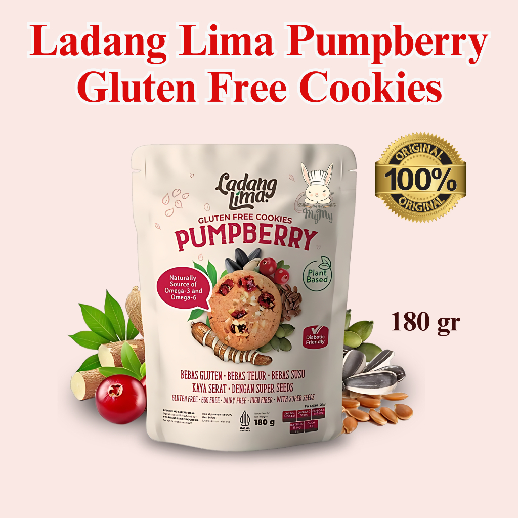 

LADANG LIMA COOKIES HEALTY PUMPBERRY 180 gr