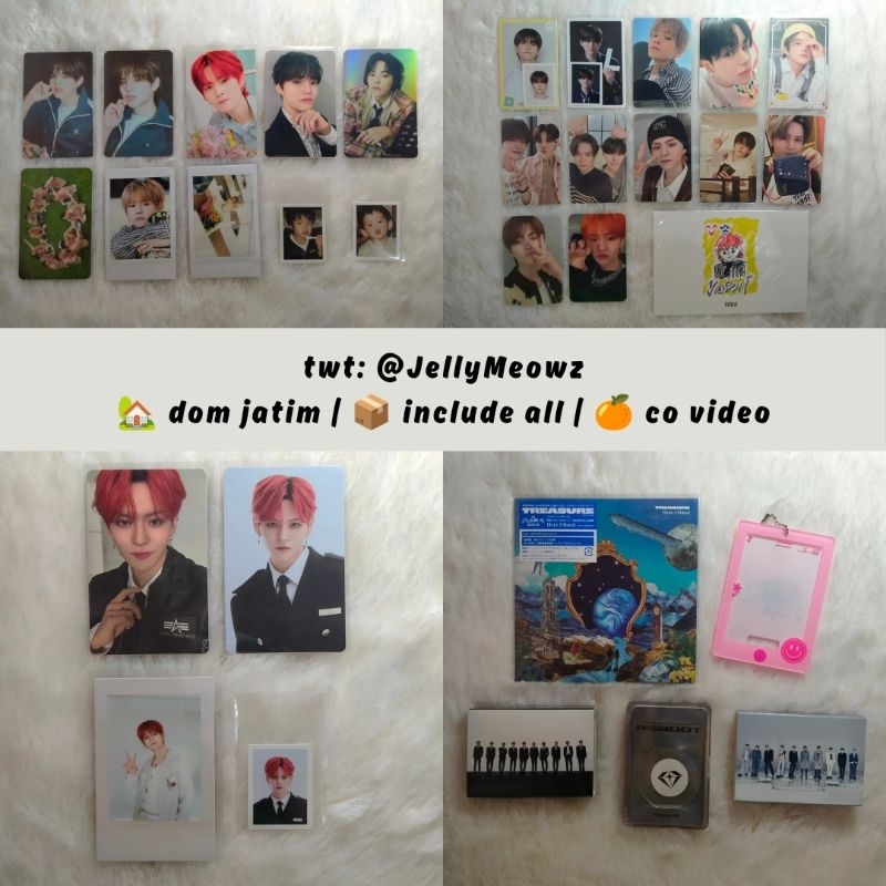 AAB JIHOON YOSHI JUNKYU MASHIHO JAEHYUK ASAHI DOYOUNG TREASURE | OFFICIAL PHOTOCARD ALBUM YG TAG | C