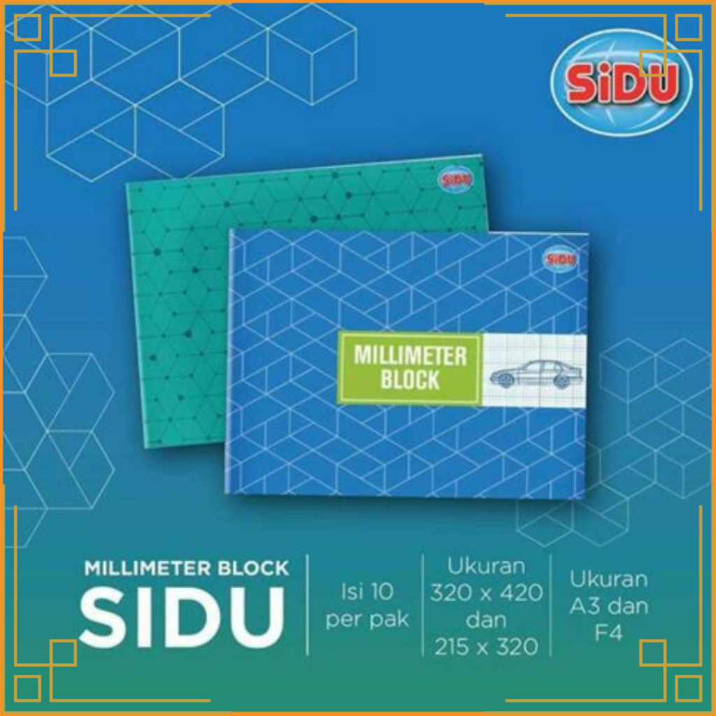 

SINAR DUNIA Buku milimeter block ukuran F4 dan A3 (pcs)