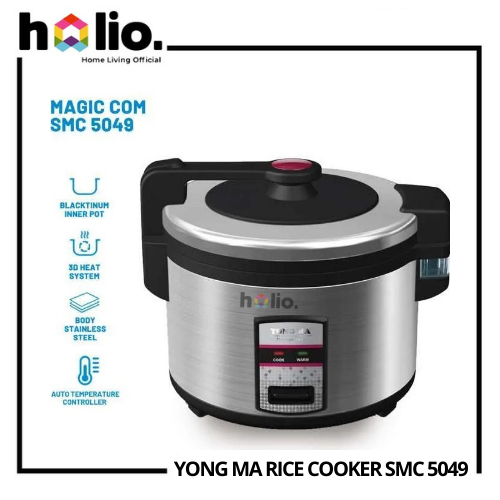 Holio Rice Cooker Magic Com YONG MA JUMBO / BESAR Kapasitas 5.4 Liter SMC 5049