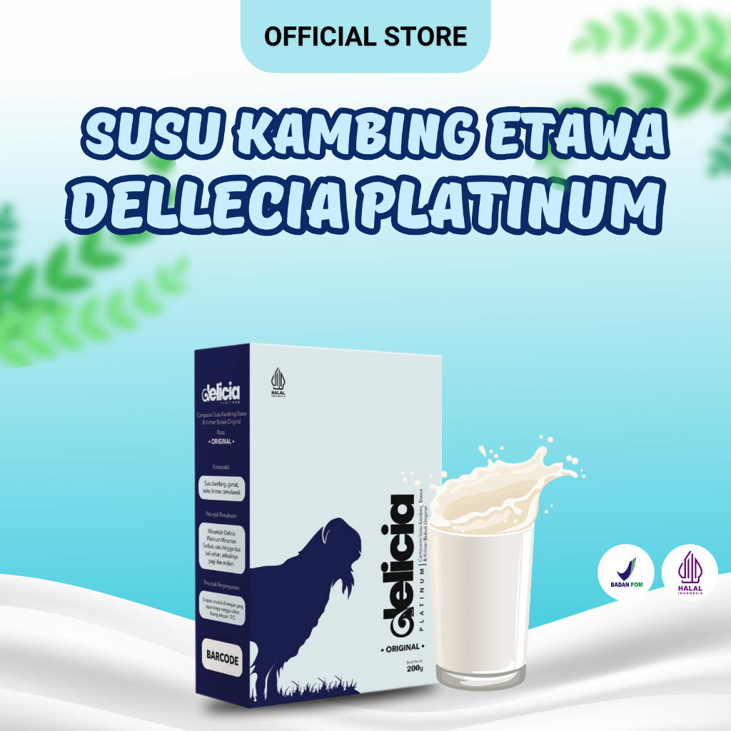 

Dellicia Platinum - Susu Kambing Etawa Original