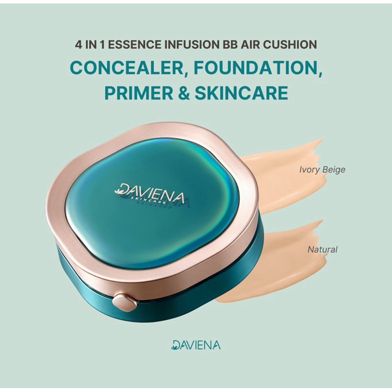 BB Air Cushion Essence Infusion 12g dengan 7x Active Whitening dan Salmon DNA