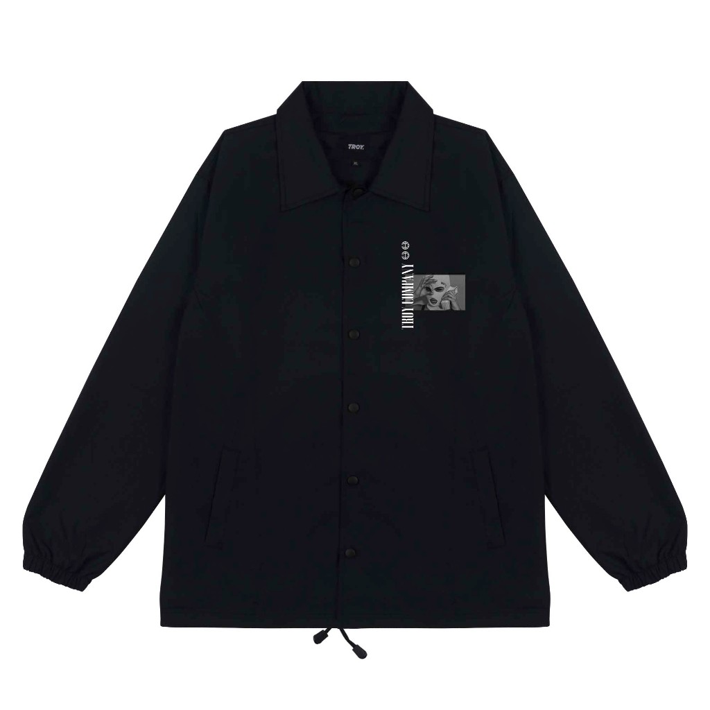 Troy Company Coach Jacket Gold Digger - Jaket Pria Windbreaker WNN 2657