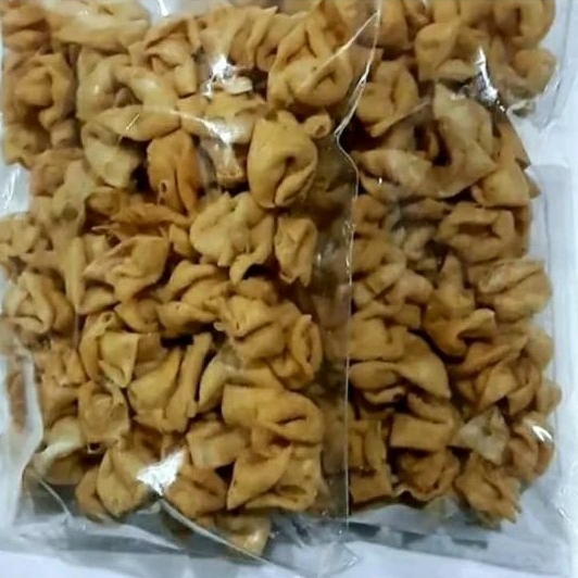 

Keripik Pangsit Lipat Gurih Renyah/Keripik Bawang Lipat
