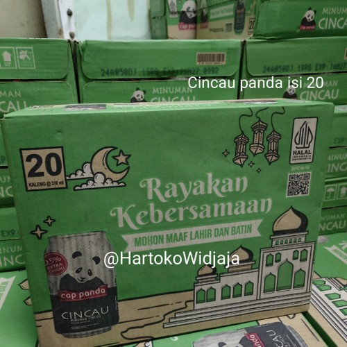 

MINUMAN CINCAU /GRASS JELLY CAP PANDA 310ML DUS ISI 20 KALENG