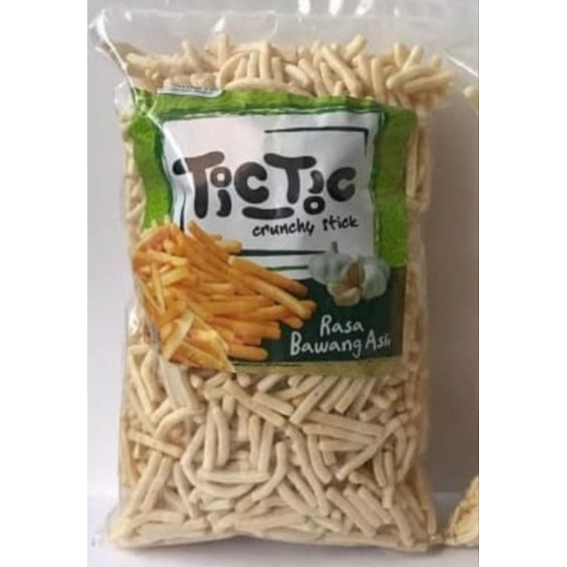 

Kerupuk Bawang Tic tic Hijau Gurih renyah 200 gr