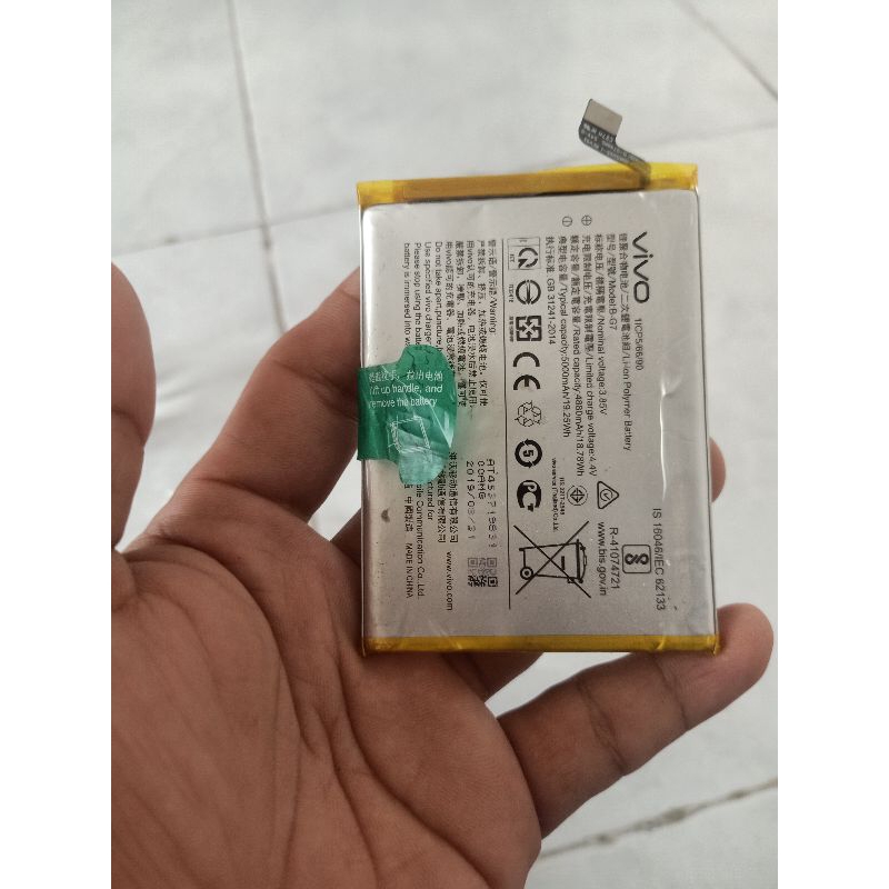 baterai vivo y12 ori