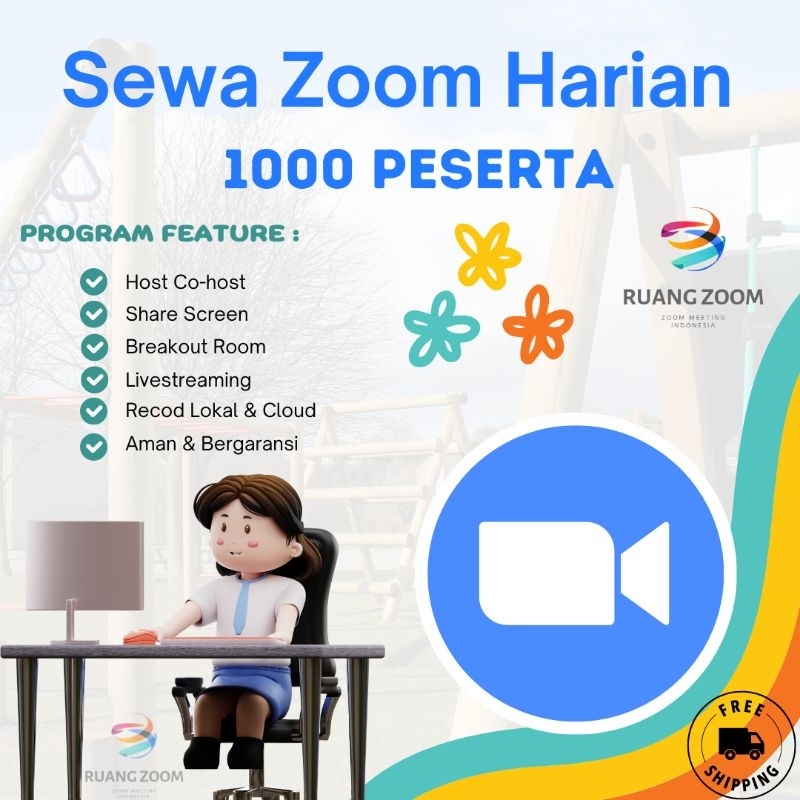 Zoom Meeting 1000 Peserta Full Harian