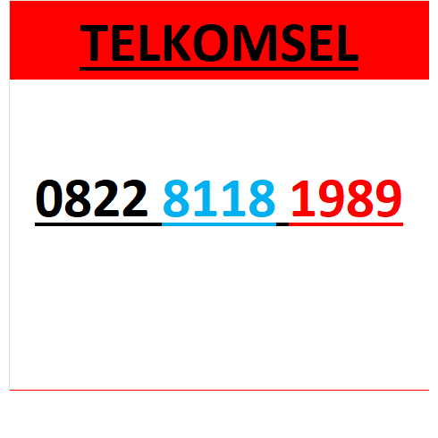 Nomor cantik telkomsel simpati 4g 5g seri tahun 1989 0b22 8118 1989 r2200