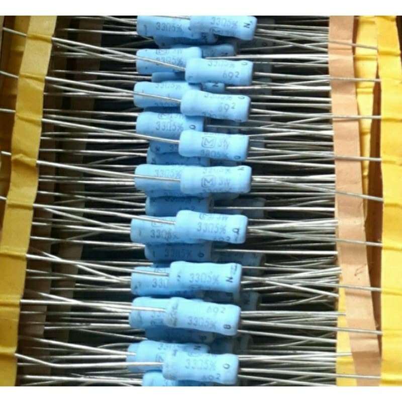 100 pcs Resistor 33 ohm 3 watt