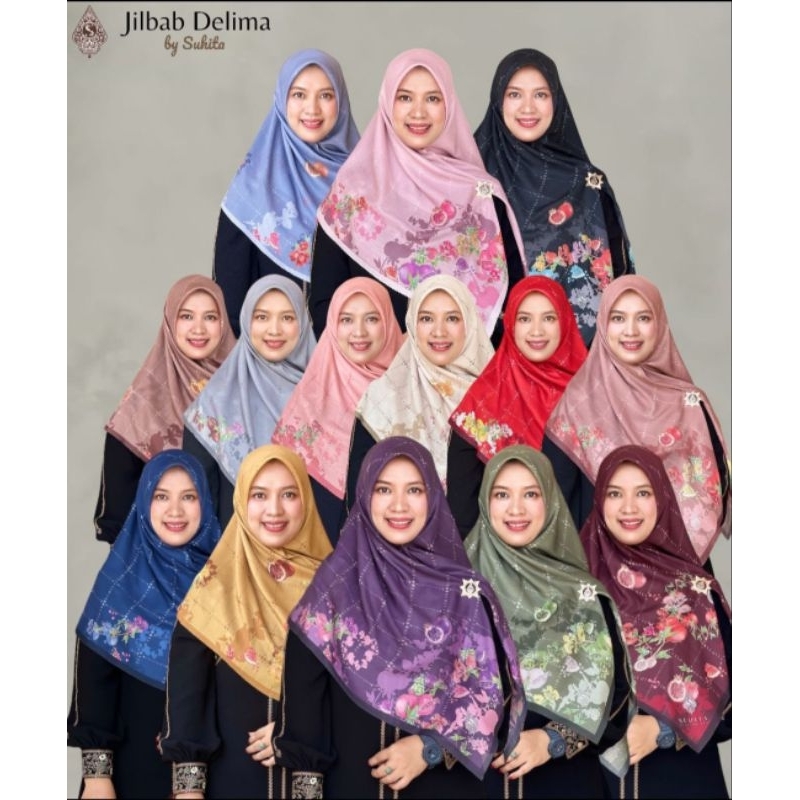 Jilbab Suhita Delima