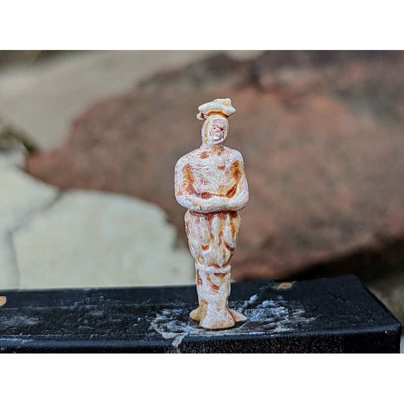 MC_e Miniatur POCI / HANTU BUNGKUS / POCONG Hantu asli indonesia warna/painted skala 64