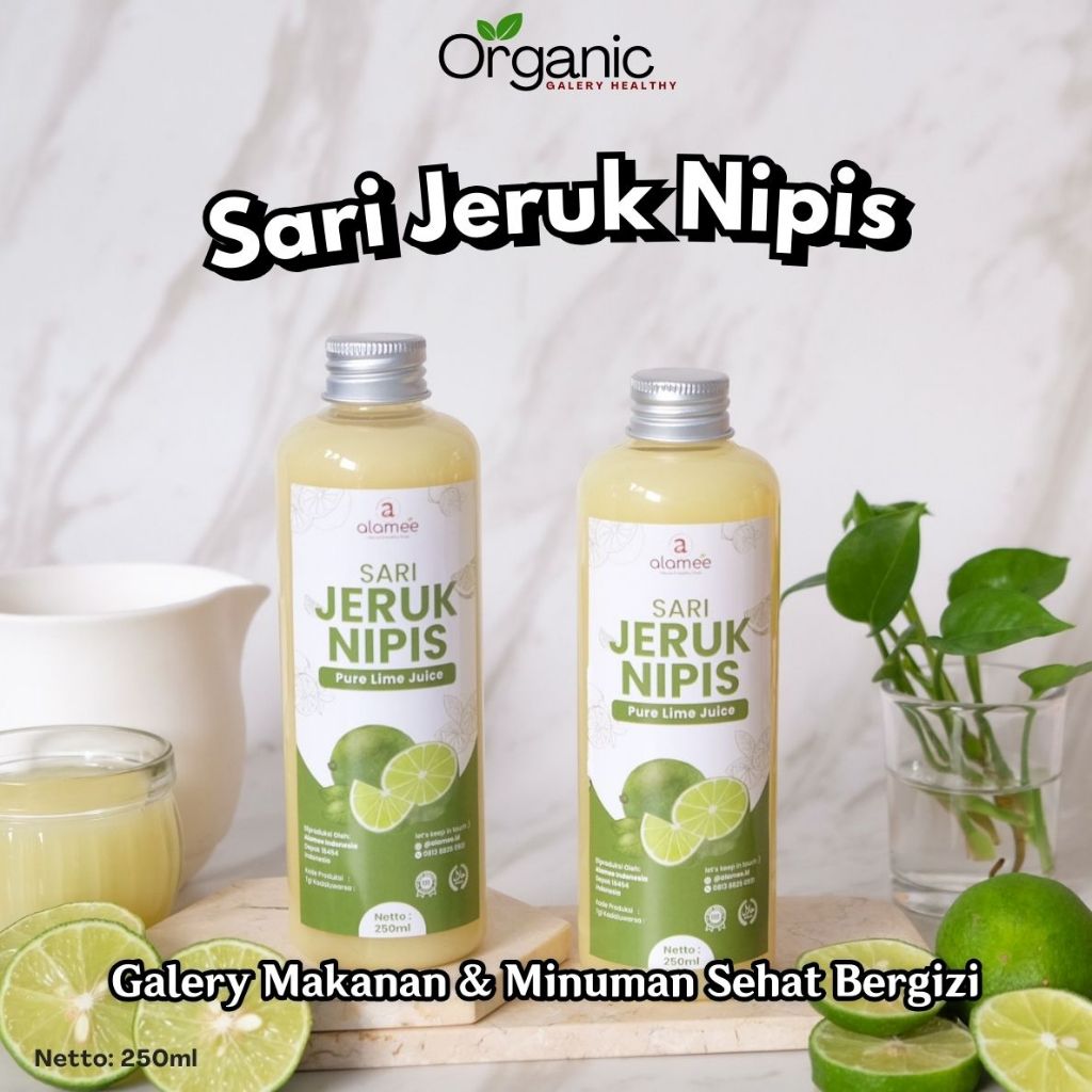 

Sari Jeruk Nipis Lime Juice Murni Asli Peras Minuman Herbal Suur Lemoen Pure Lime Juice 250ml