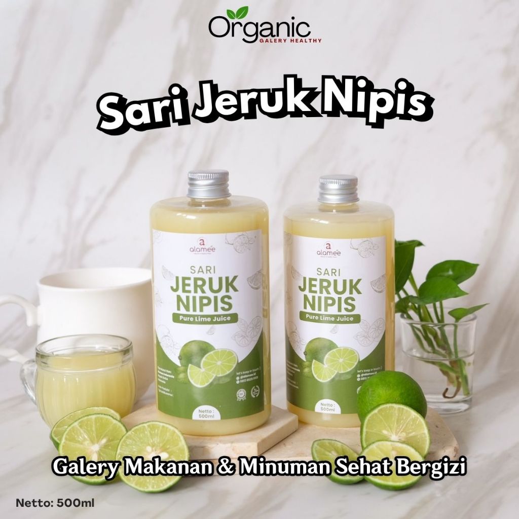 

Sari Jeruk Nipis Lime Juice Murni Asli Peras Minuman Herbal Suur Lemoen Pure Lime Juice 500ml