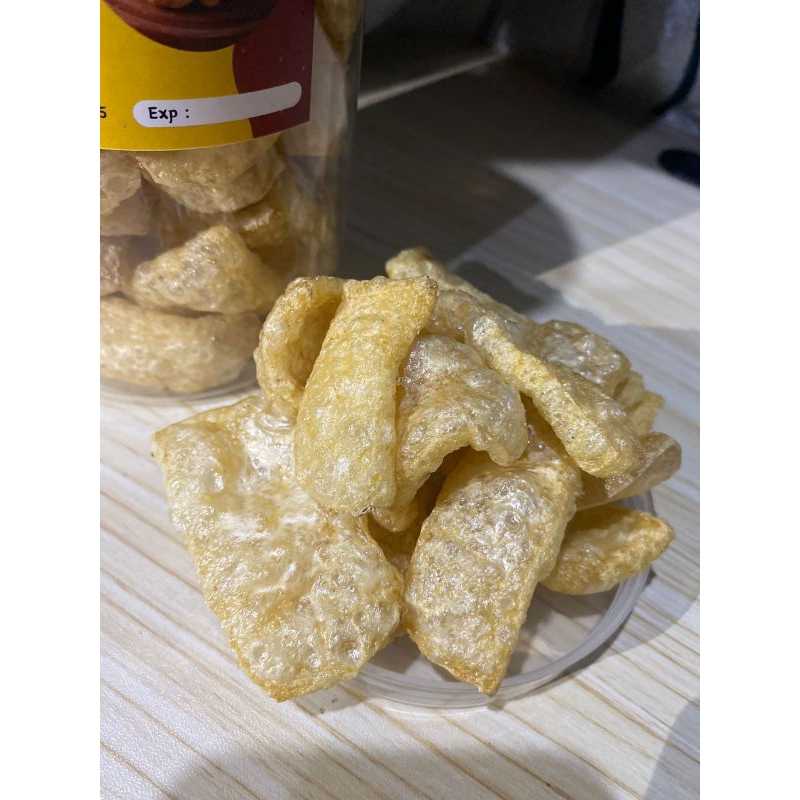 

Kerupuk kulit babi (BAKPHOK) ENAK & RENYAH 100% ASLI BABI